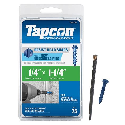 tapcon brick anchors